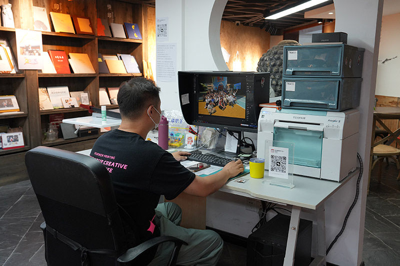 照片打印接待區(qū)域